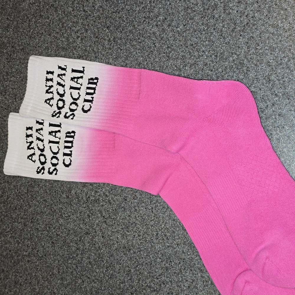 Anti Social Social Club Walking Too Much Socks NWT